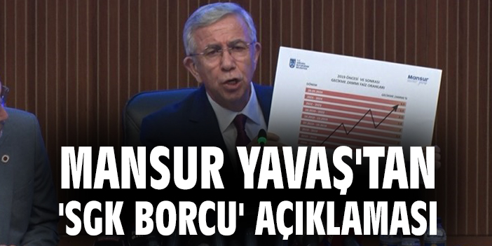 Yavaş: “SGK Borçları Arttı, Neden Sadece CHP’li Belediyeler?”