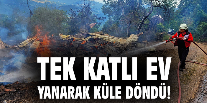 Akkuş’ta Ev Yangını Korkuttu!