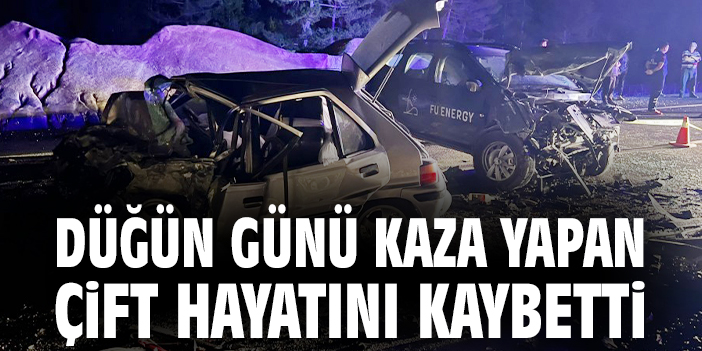 Düğünden Dönüş Faciası: Genç Çift Kaza Sonucu Hayatını Kaybetti