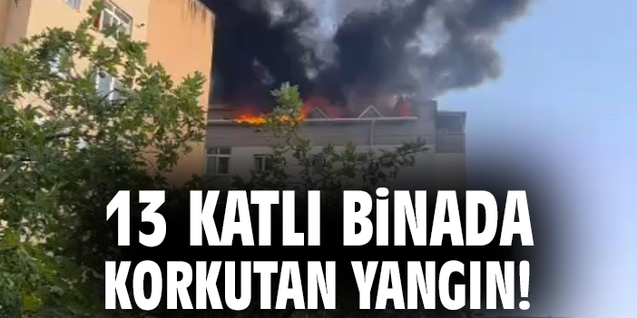Kağıthane’de Çıkan Çatı Yangını Kontrol Altına Alındı