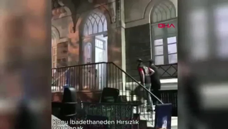 Cami Hırsızı Güvenlik Kamerasında Yakalandı!