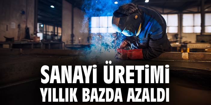 Sanayi Üretimi Temmuz’da Yıllık %3,9 Düştü!