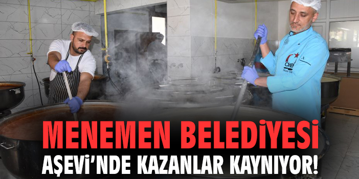 Menemen’de Aşevinden Dayanışma Eli