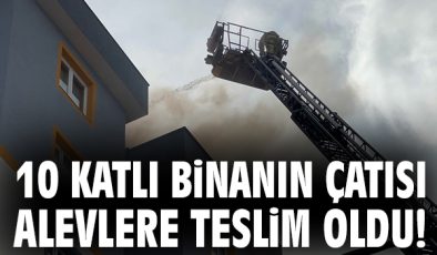 Ümraniye’de Yangın: Çatı Çalışması Tehlike Yarattı!