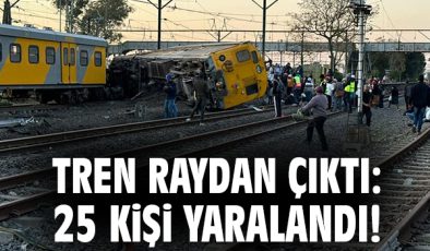 Tren Kazası: 25 Yaralı, Can Kaybı Yok!