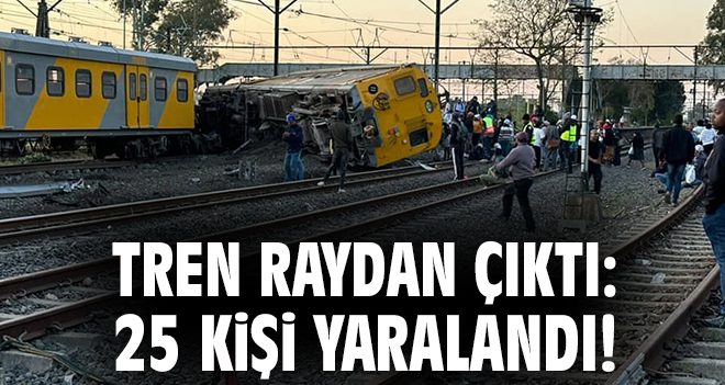 Tren Kazası: 25 Yaralı, Can Kaybı Yok!