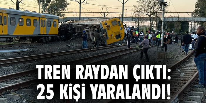 Tren Kazası: 25 Yaralı, Can Kaybı Yok!