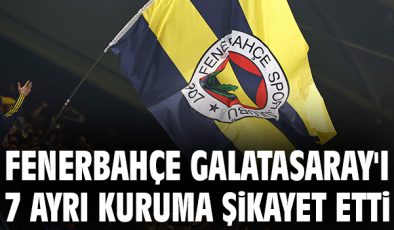 <p><strong>Fenerbahçe’den Galatasaray’a Şok Şikayet!</strong></p>