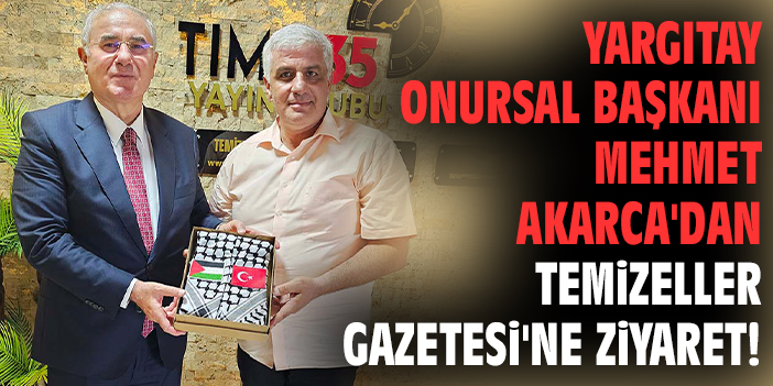 Mehmet Akarca’dan Basına Övgü ve Teşekkür