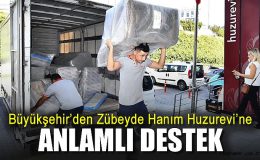 web sitesinde haber muhabirisin bu içeriğe göre dikkat çekici başlık yazar mısın. Başlığın uzunluğu en fazla 50 karakter olsun 
İzmir Büyükşehir Belediyesi’ne bağlı Buca Sosyal Yaşam Kampüsü’ndeki Zübeyde Hanım Huzurevi’nin ortak kullanım alanlarındaki mobilya ihtiyacının karşılanması amacıyla bir mobilya firması (Alfemo) tarafından şartsız bağışta bulunuldu. Bağışla ilgili bilgi veren Huzurevi Şube Müdürü Cihangir Çetintaş, “Toplumumuzun dayanışma kültürünün bir sembolü olan bu desteği önemsiyoruz. Öncelikle huzurevi sakinlerinin yaşam alanları daha da iyileştirdi. 400 sakinimizi ilgilendiren ortak alanın konforu arttı. Bu tarz sosyal sorumluluk projeleri kamu kurumları için çok değerli. Biz bunların artarak devam etmesini diliyoruz” dedi.“Manevi bir huzur veriyor” Firma temsilcisi Süheyla Oğuz ise, “İhtiyaçlara dair bilgi aldık. Yastık, yorgan, koltuk, kanepe, nevresim takımları, çarşaf, aksesuar, sehpalar getirdik. İnsanlara katkı sağlamak öncelikle manevi bir huzur veriyor. Bütün kurumları huzurevlerine, çocuk esirgeme kurumlarına, hayvan barınaklarına gerekli desteği sağlamaları için davet etmek isterim” ifadelerini kullandı. 