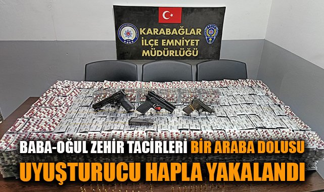 İzmir’de Uyuşturucu Operasyonu: Baba-Oğul Gözaltında