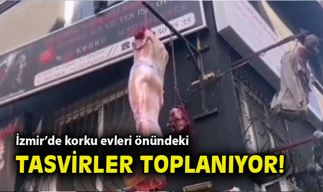 İzmir’deki korku evleri önünde bulunan tasvirler, korku ve gerilim tutkunları tarafından toplanmaya başlandı. Korku evlerinin girişinde yer alan canavar figürleri, hayaletler ve diğer korku unsurları tasvirleri, fotoğrafçılar ve koleksiyonerler tarafından ilgi çekici bulunuyor.

Korku evlerinin önünde çekilen fotoğraflar ve videolar sosyal medyada büyük ilgi görürken, bazı korku evi ziyaretçileri ise bu tasvirleri hatıra olarak saklamayı tercih ediyor. Korku ve gerilim temasının ağırlıklı olduğu bu tasvirler, hayranları tarafından özenle korunuyor ve koleksiyonlara eklenecek değerli parçalar olarak kabul ediliyor.

İzmir’deki korku evleri, her yıl on binlerce ziyaretçi tarafından tercih ediliyor ve bu tasvirler de ziyaretçilerin ilgisini çekmeyi sürdürüyor. Korku ve gerilim tutkunlarının ilgisini çeken bu etkileyici tasvirler, İzmir’in korku evleri kültürünün önemli bir parçası haline gelmiş durumda.