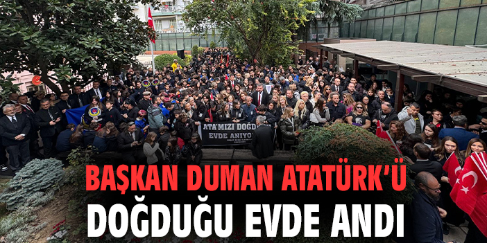 Buca’da Atatürk İçin Duygu Dolu Anma Töreni