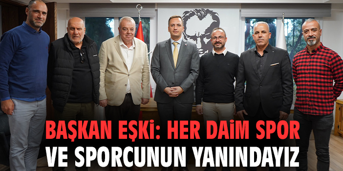 Bornova’da Spor Destekçisi Başkan Eşki!