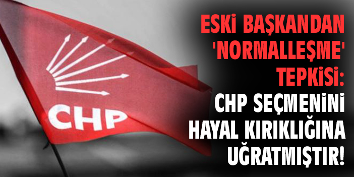 Tunç Soyer: CHP Normalleşmeyi Terk Etmeli!