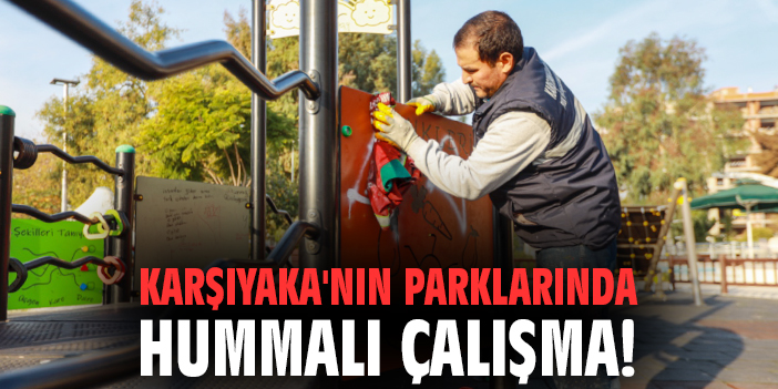 Karşıyaka’da çocuklar için park yenilemesi