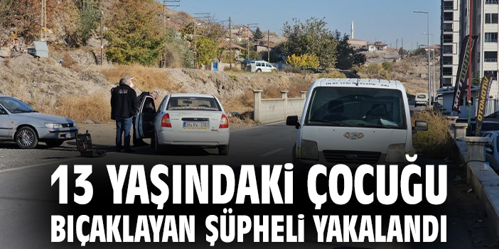 Yenidoğan Mahallesi’nde 13 Yaşındaki Çocuğa Bıçaklı Saldırı