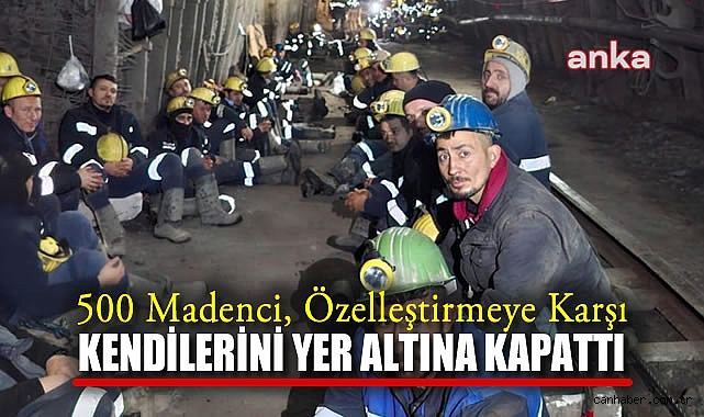 500 Madenci, Çayırhan’da Yer Altına Kapandı!