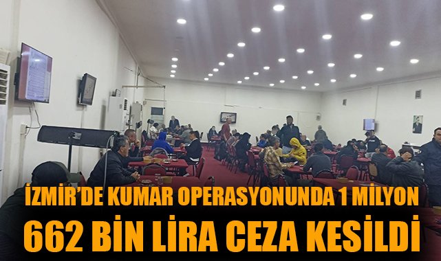 İzmir’de Tombala Operasyonunda 822 Bin TL Ceza!