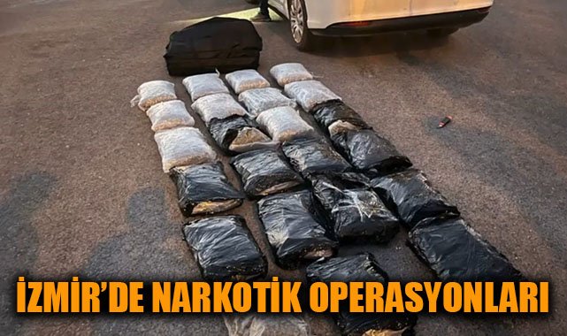 İzmir’de Uyuşturucu Operasyonu: 32 Kilo Ele Geçirildi!
