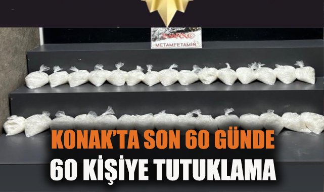İzmir’de Uyuşturucu Operasyonunda 60 Tutuklama!