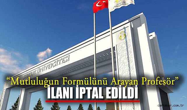 İlahiyat Fakültesi’nde Profesör İlanı İptal Edildi