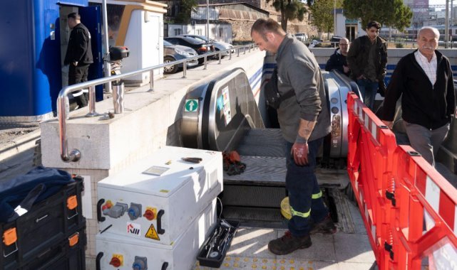 İzmir Metro’da Yürüyen Merdivenler Yenilendi!