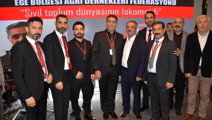 Ege Ağrı Dernekleri Federasyonu’na Yeniden Seçim!