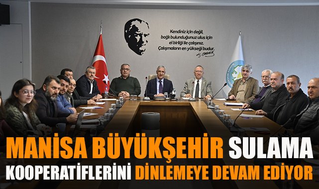 Manisa’da Sulama Kooperatiflerine Destek Toplantısı