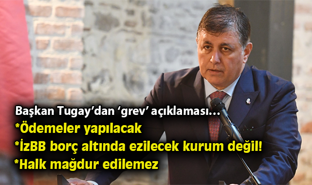 Cemil Tugay: İzmir Belediyesinin Borcu Yönetilebilir