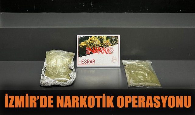 İzmir’de Uyuşturucu Operasyonu: 2 Şüpheli Tutuklandı