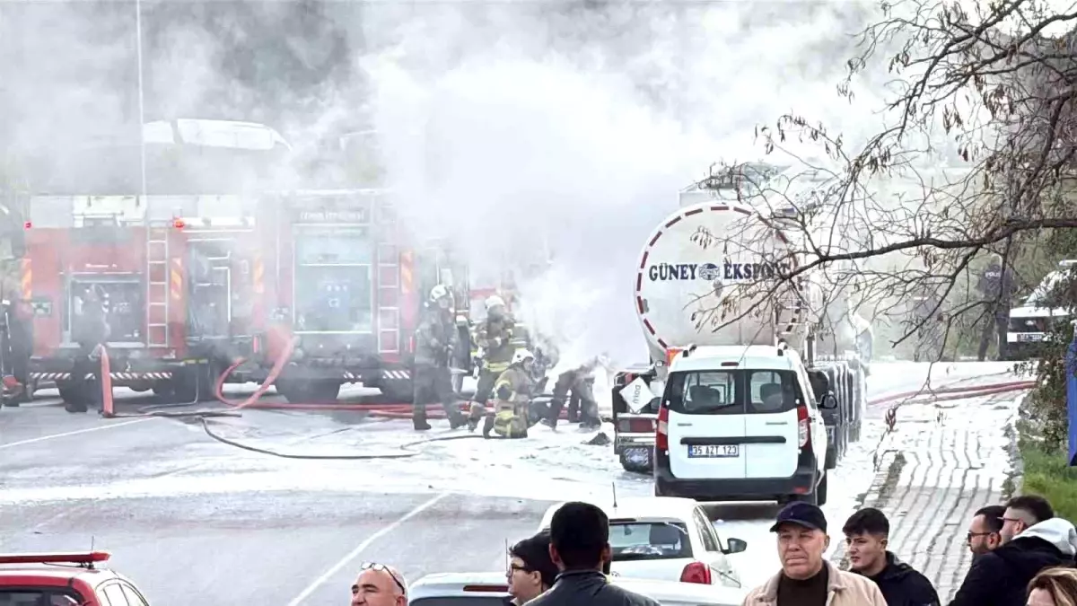 Aliağa’da Tankerde Yangın Paniği: Hasar Minik!