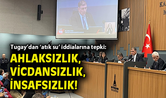 İzmir Meclisinde Atık Su İddiaları Tartışma Yarattı!