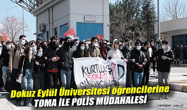 Öğrenciler Protesto Ederken Güvenlik Şoku!