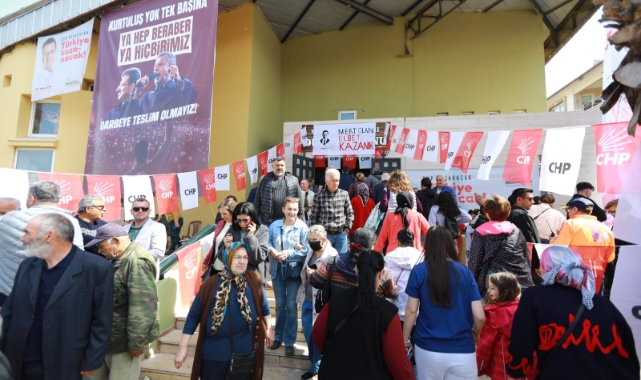 İmamoğlu İçin Efes Selçuk’ta Yoğun Katılım