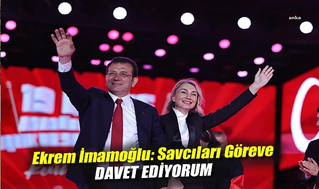 İmamoğlu’ndan Savcılığa Şok Çağrı! Ailesine Hakaret!
