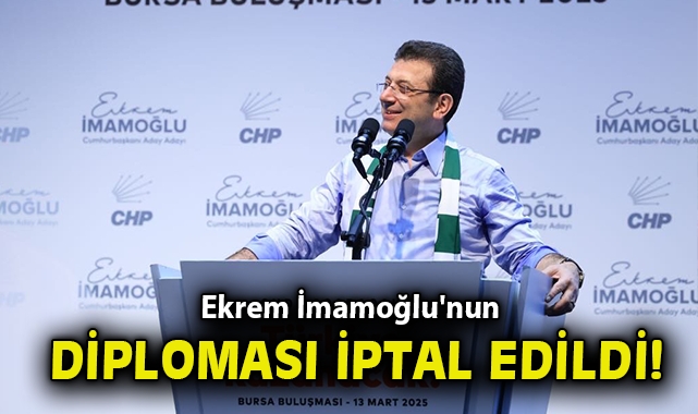 İstanbul Üniversitesi’nden İmamoğlu’na Diploma İptali!