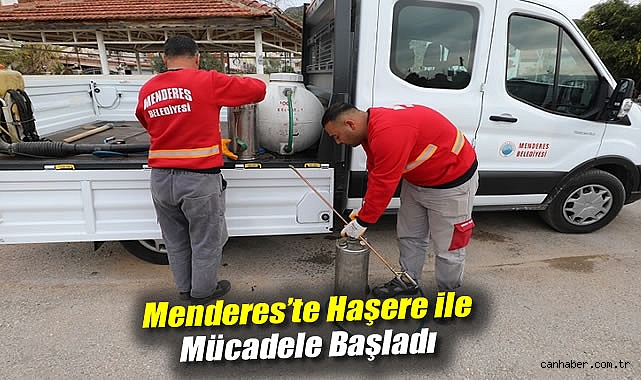 Menderes’te Yaz Öncesi Haşereyle Mücadele Başladı!