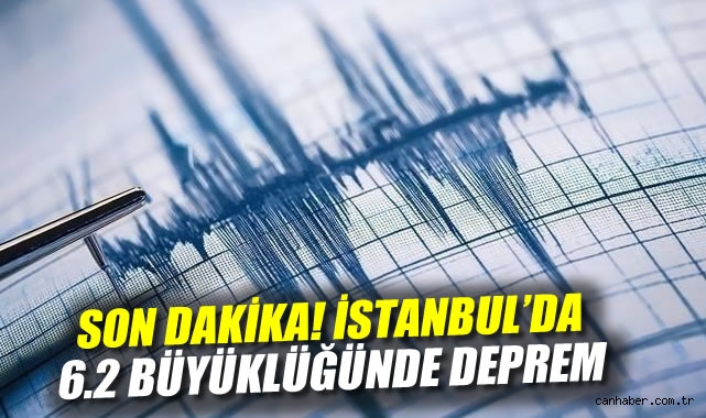 İstanbul’da 6.2 Büyüklüğünde Deprem Korkuttu!
