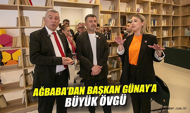 Veli Ağbaba, Güzelbahçe’de Gençler için Övgülerda