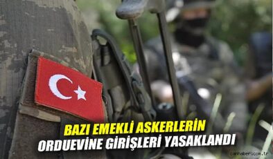 TSK’dan Emekli Askerlere Giriş Yasağı!