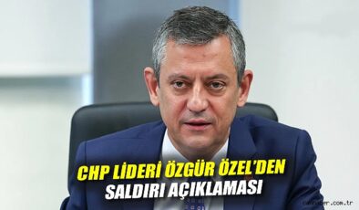 Özgür Özel: Saldırı Planlıydı, Emniyet Şüpheli!