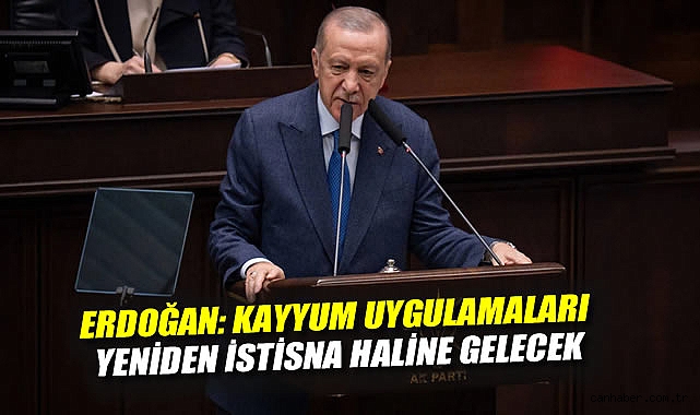 Erdoğan: Kayyum Uygulamaları Yeniden Gelecek!