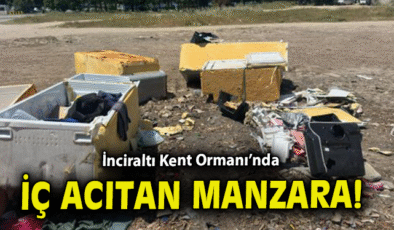 İnciraltı Kent Ormanı’ndaki Kirlilik Tepki Topladı!