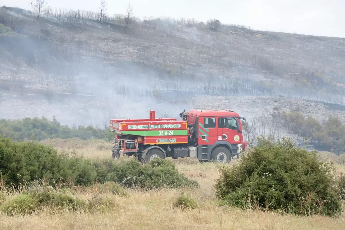 Foça ve Urla’daki Yangınlar Kontrol Altında!