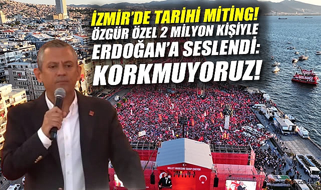 İzmir’de Gençlerin İzinde Büyük Miting Heyecanı!