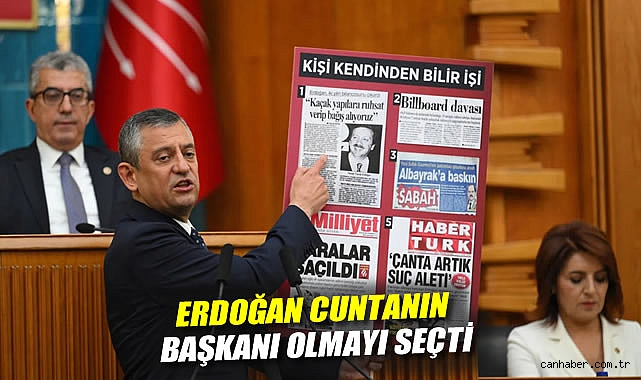 Özgür Özel: Erdoğan Cunta Başkanlığı Seçti!