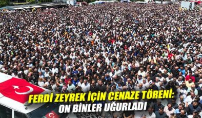 Manisa’da Ferdi Zeyrek’e Duygu Dolu Veda