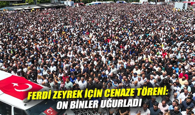 Manisa’da Ferdi Zeyrek’e Duygu Dolu Veda