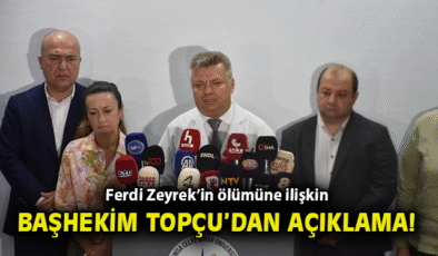 Ferdi Zeyrek, hayatını kaybetti! Başsağlığı mesajı geldi.